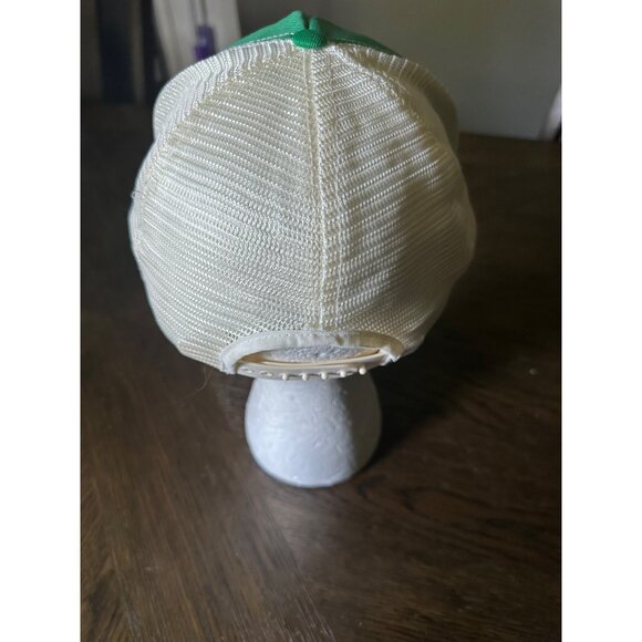 Vintage Spartans Mesh Trucker Hat Green & White One Size Fits 6 7/8 - 7 3/4 Snap - Picture 3 of 7